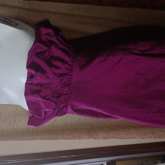 Strapless silk dress by Canadian designer‎ Pam Chorle on Queen st West Toronto L - Picture 2 of 6